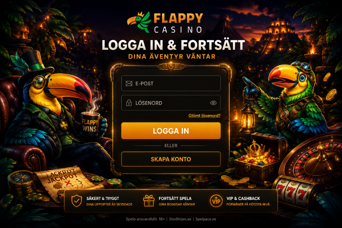 Flappy Login och Registrering